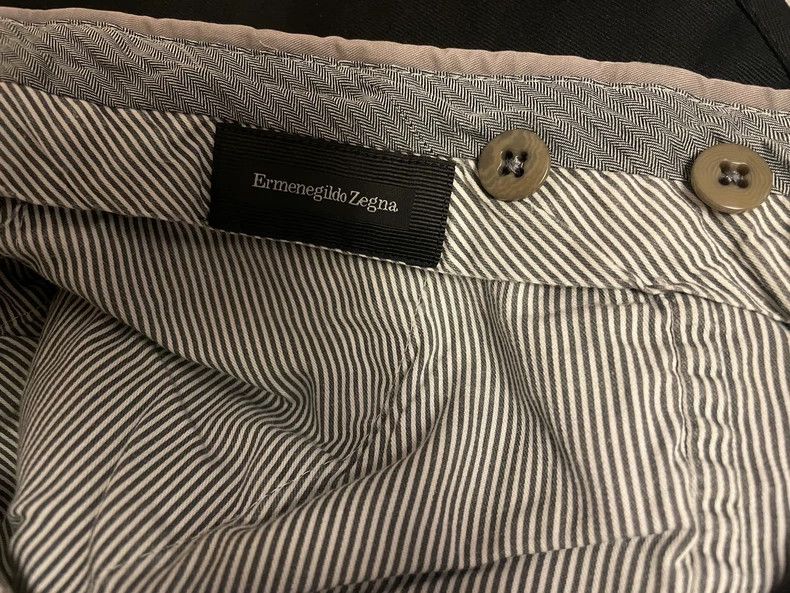 Ermenegildo Zegna Ermenegildo Zegna Men's Casual Pants Gray Size US 44 / EU 60 - 3 Thumbnail