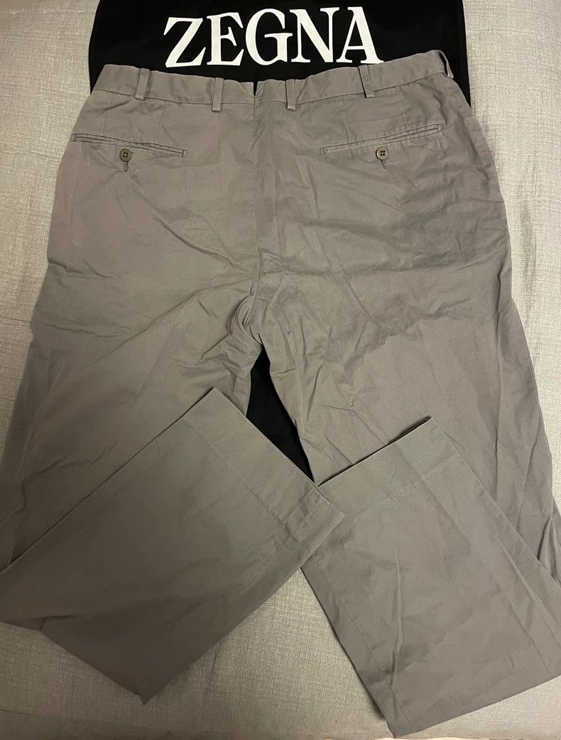 Ermenegildo Zegna Ermenegildo Zegna Men's Casual Pants Gray Size US 44 / EU 60 - 2 Thumbnail