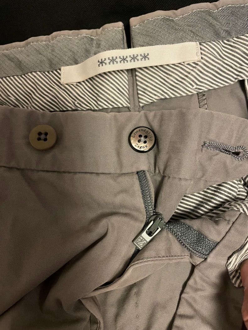 Ermenegildo Zegna Ermenegildo Zegna Men's Casual Pants Gray Size US 44 / EU 60 - 4 Thumbnail
