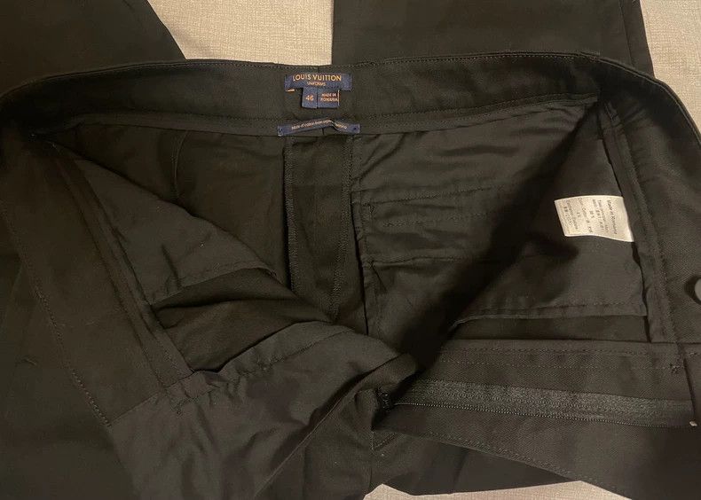 Louis Vuitton Black Leisure Long Pants for Men Size US 44 / EU 60 - 7 Thumbnail