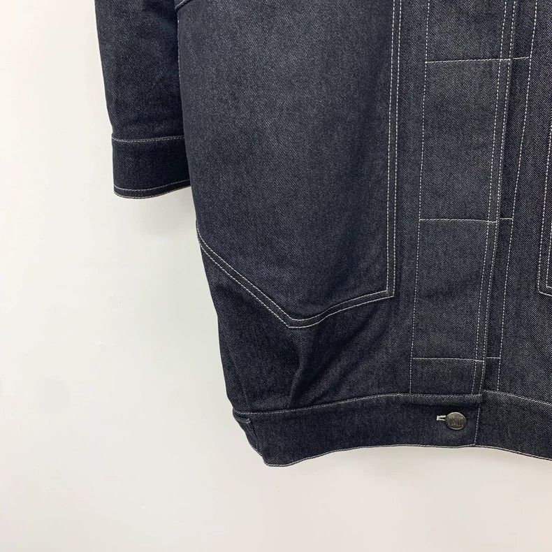 Max Mara Maxmara Black Cotton Long Sleeve Denim Jacket Size US S / EU 44-46 / 1 - 5 Thumbnail