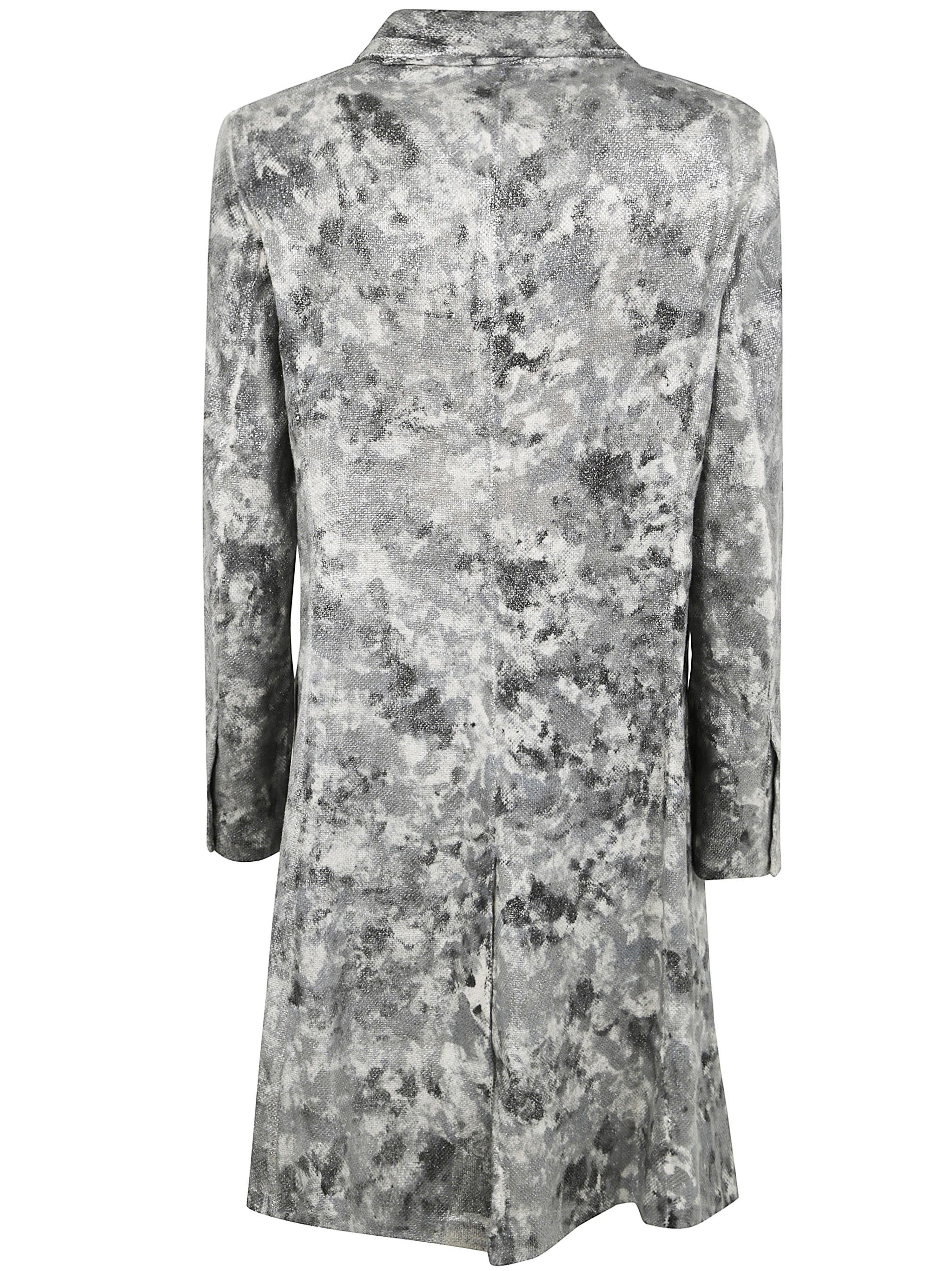 Avant Toi CAMOUFLAGE REVER NECK MICRO MAT STITCH DUSTER WITH LAMINATION Size M / US 6-8 / IT 42-44 - 2 Thumbnail