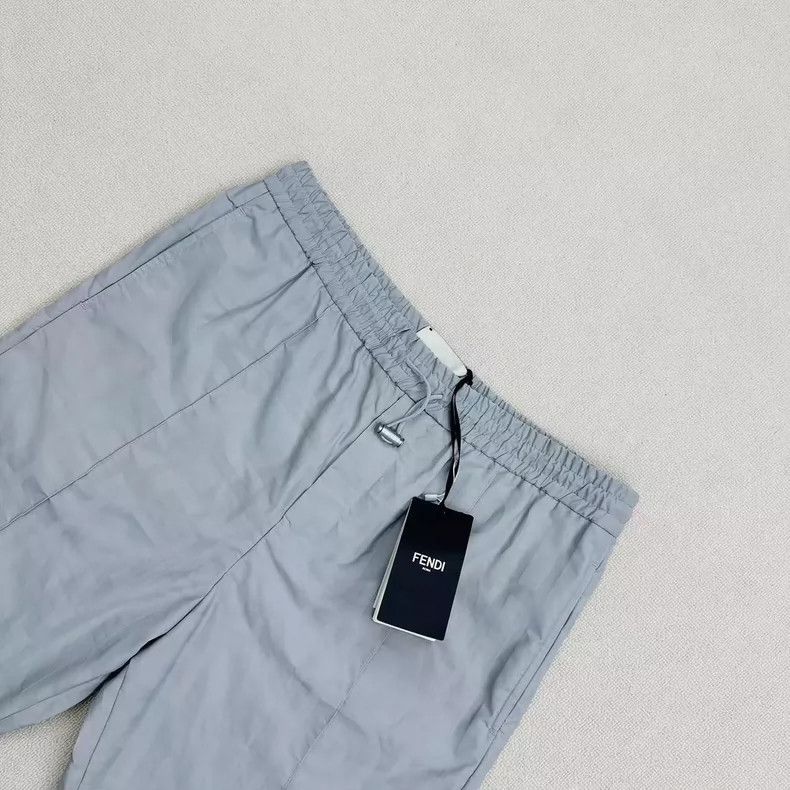 Fendi FENDI Logo Casual Pants with Cuffs Size US 44 / EU 60 - 4 Thumbnail