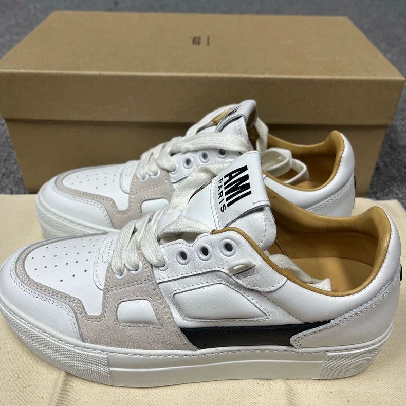 AMI AMI Paris Low-Top Suede Sneakers Size US 8 / EU 41 - 4 Thumbnail