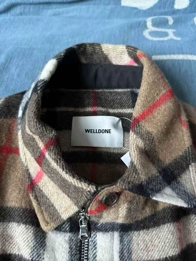 Vetements We11done Plaid Half-Zip Jacket Size US M / EU 48-50 / 2 - 3 Thumbnail