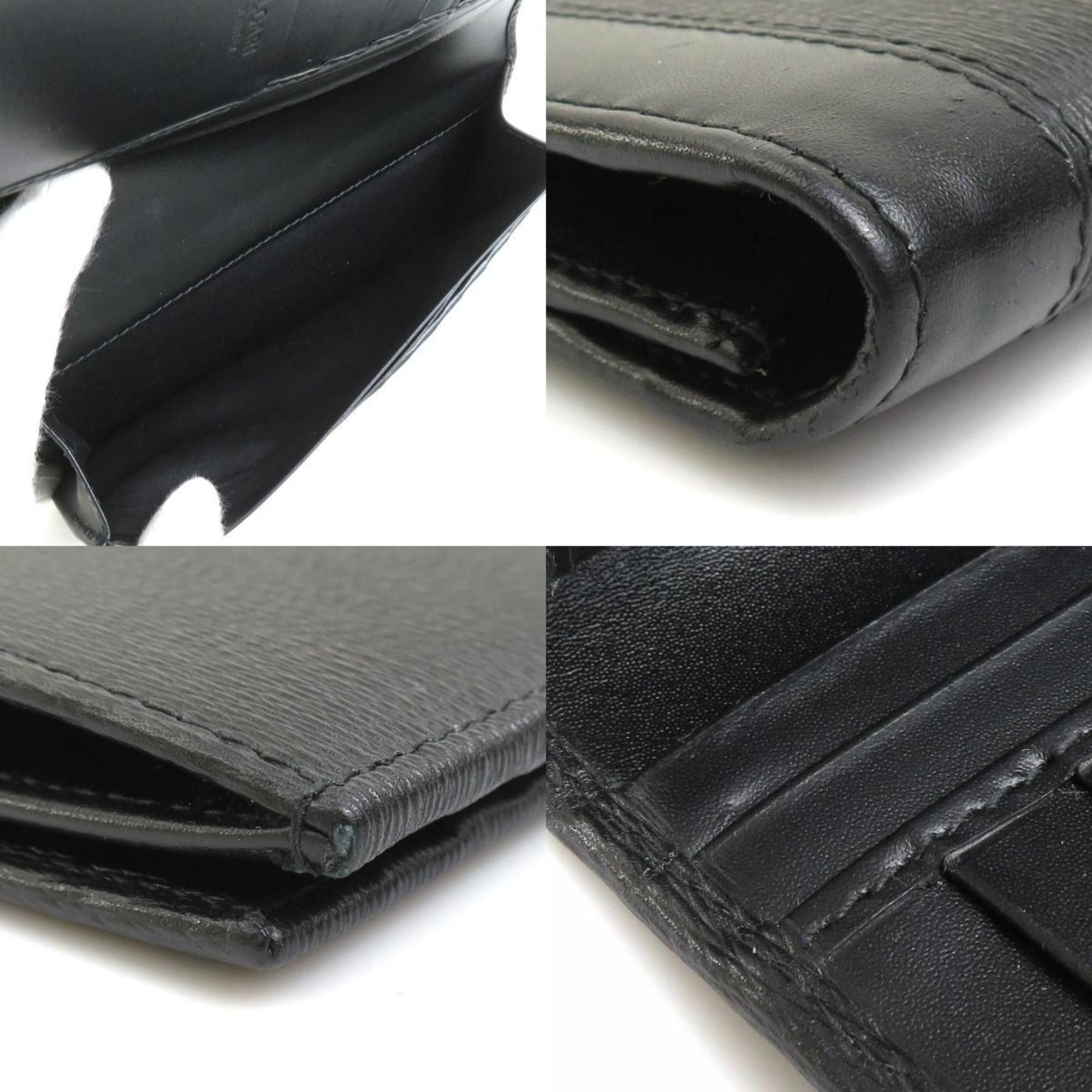 Bvlgari BVLGARI Wallet Leather Black Men's 55996k Size ONE SIZE - 4 Thumbnail