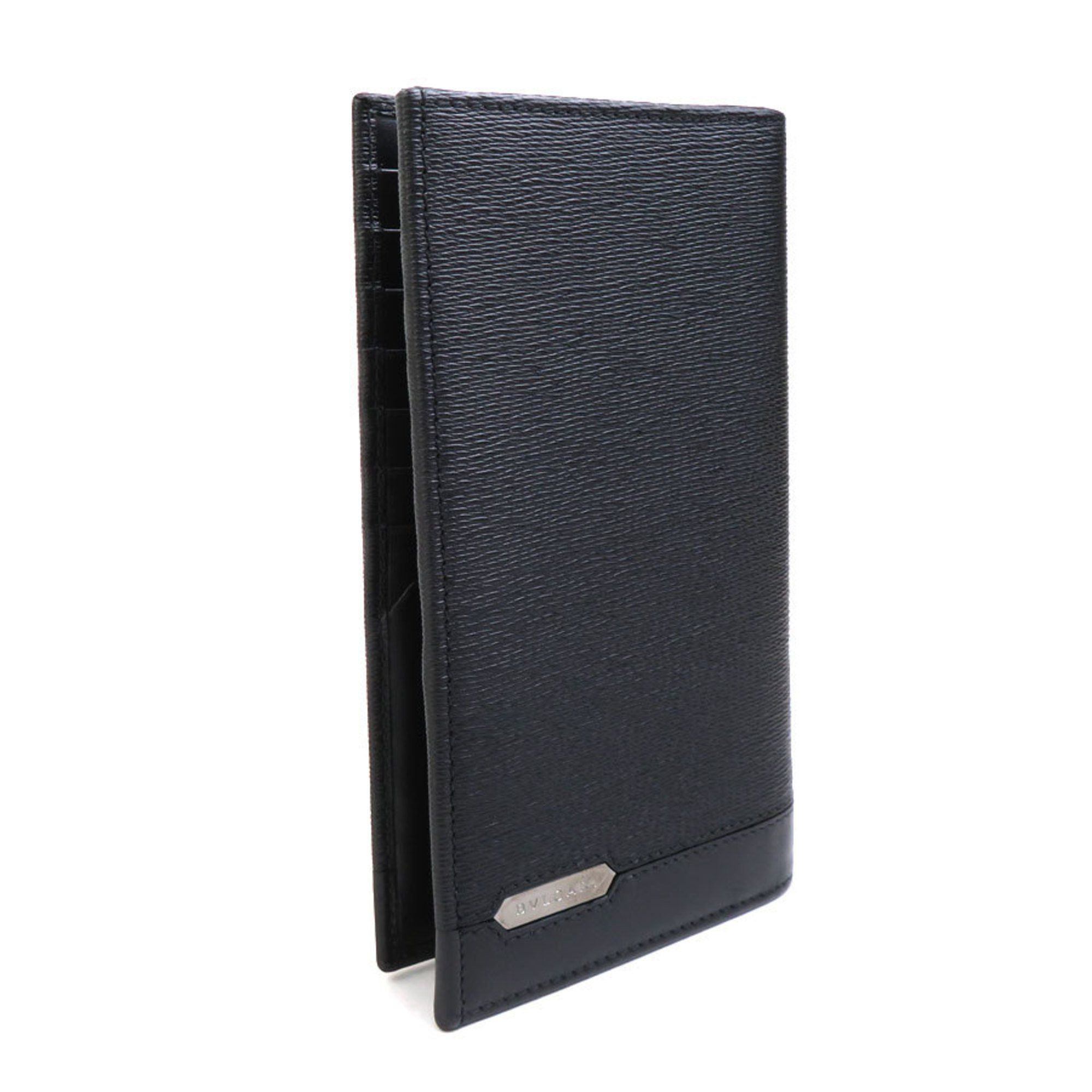 Bvlgari BVLGARI Wallet Leather Black Men's 55996k Size ONE SIZE - 2 Thumbnail