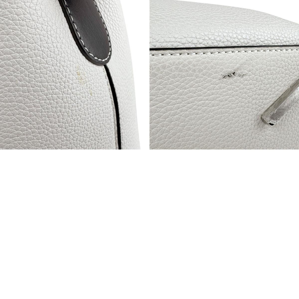 Loewe LOEWE Handbag Shoulder Bag T Bucket Leather Off-White Red Blue Black Silver Men's z4420 Size ONE SIZE - 5 Thumbnail