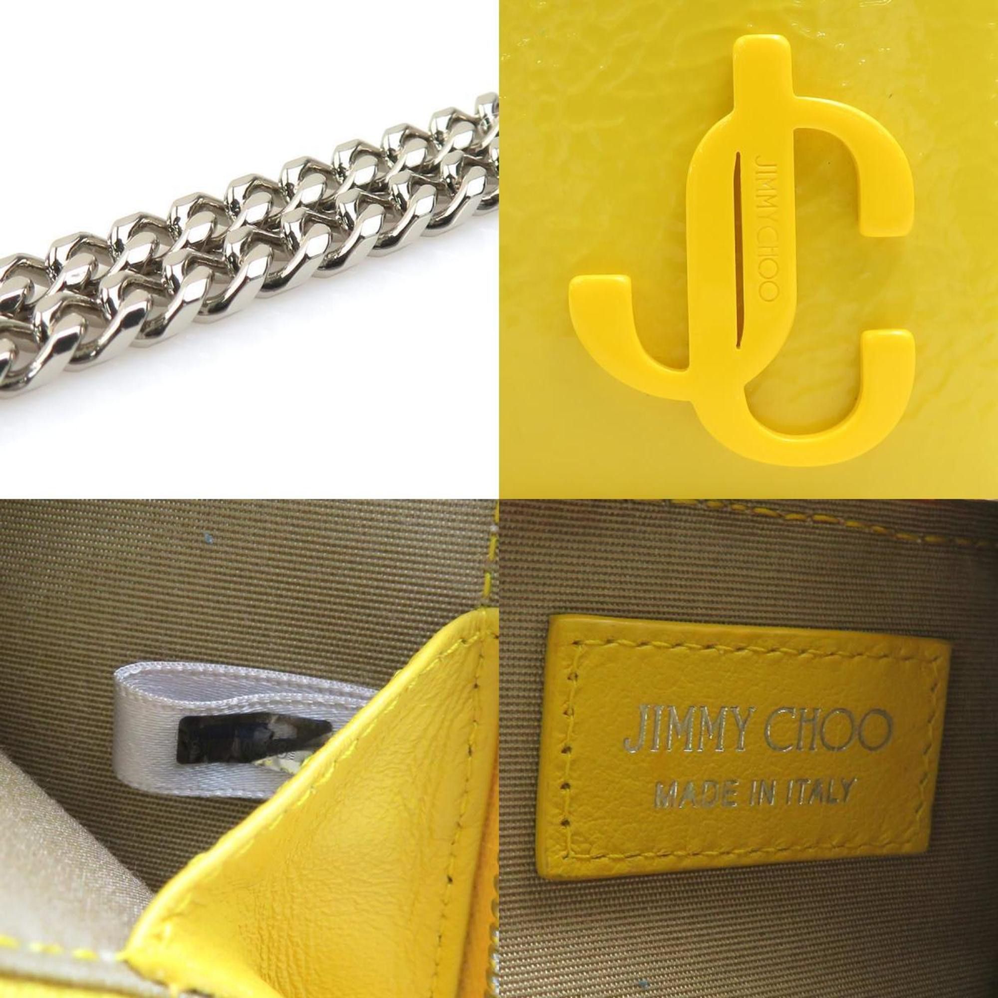 Jimmy Choo JIMMY CHOO Wallet/Coin Case Leather Yellow Men's Women's 55992a Size ONE SIZE - 4 Thumbnail