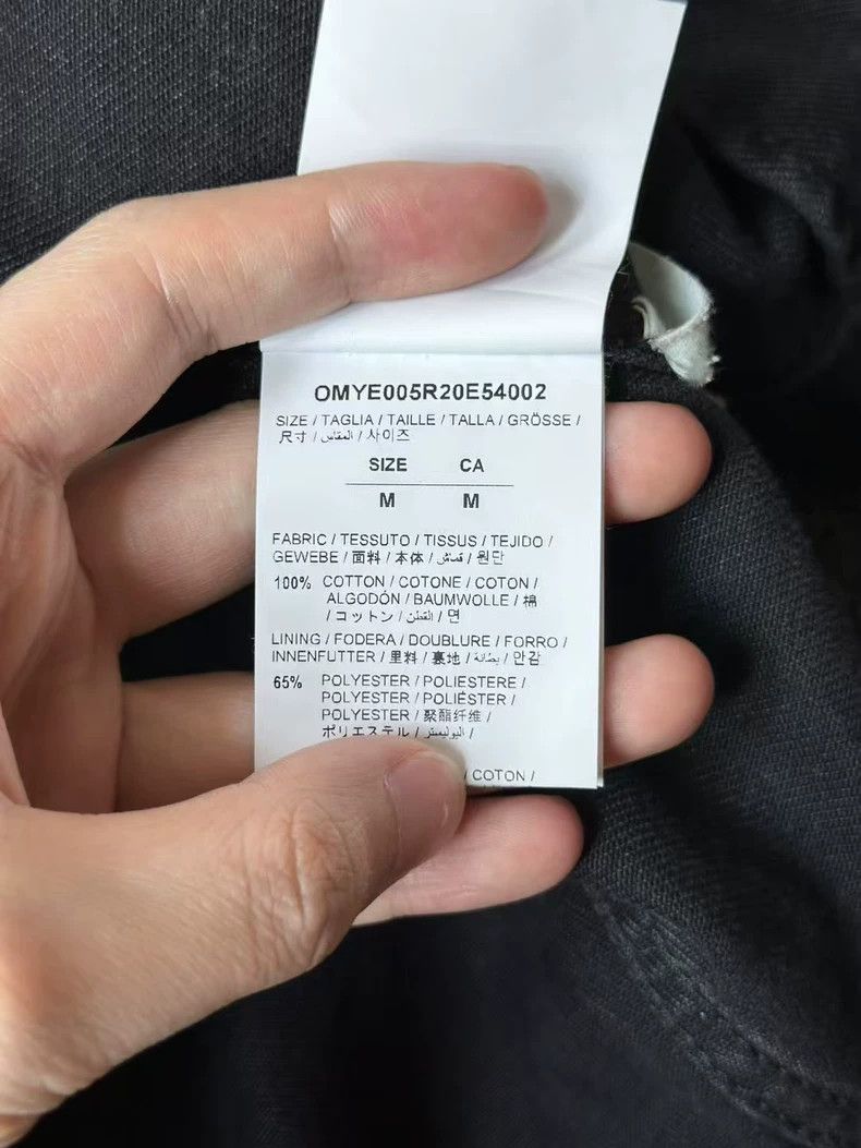 Off-White Off White Black Gold Denim Jacket Size US M / EU 48-50 / 2 - 4 Thumbnail