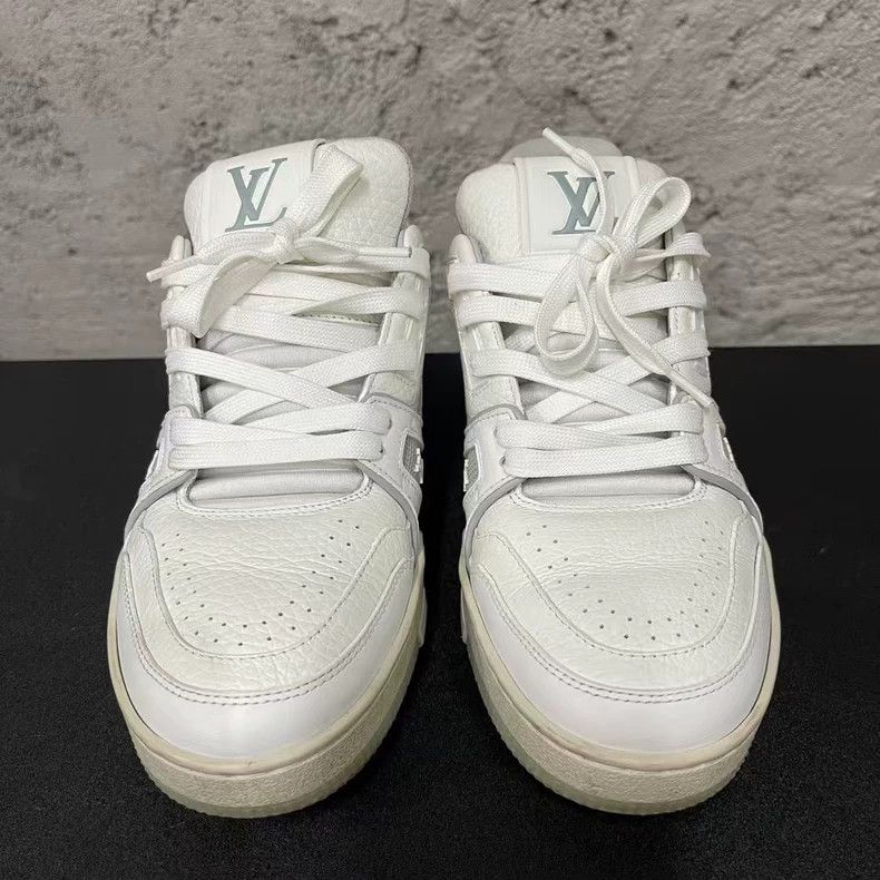 Louis Vuitton Louis Vuitton White Concrete Sneakers Size 3 Size US 5 / EU 37 - 6 Thumbnail