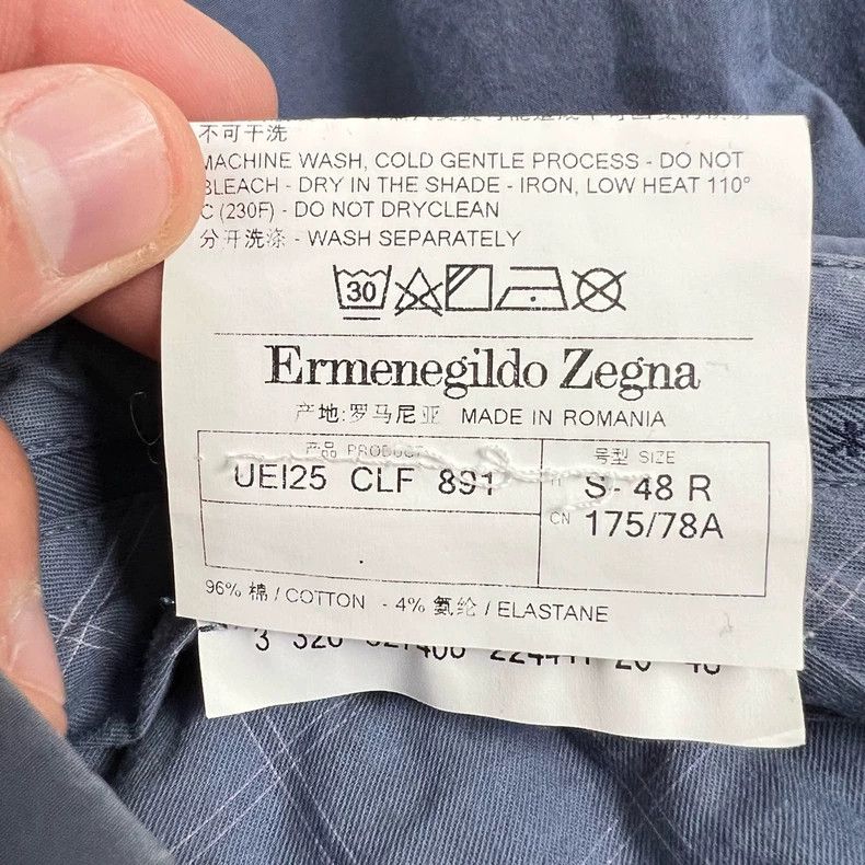 Ermenegildo Zegna Zegna Light Blue Casual Pants Size 48 Size US 44 / EU 60 - 6 Thumbnail
