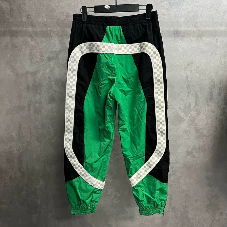 Louis Vuitton Louis Vuitton Green Checkered Jogging Pants Size US 44 / EU 60 - 4 Thumbnail