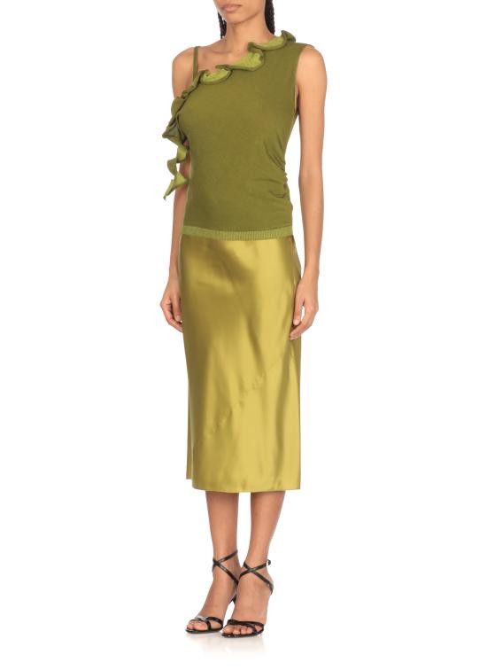 Dries Van Noten DRIES VAN NOTEN Women Tops 011239 1716607 Green Size M / US 6-8 / IT 42-44 - 2 Thumbnail