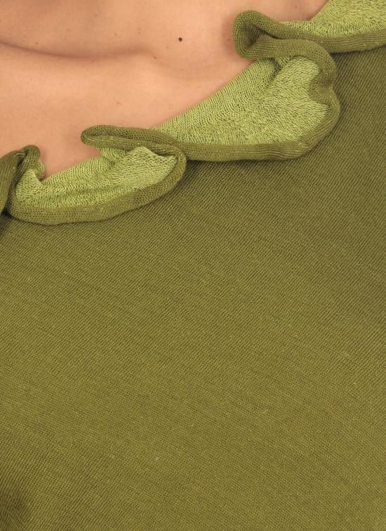 Dries Van Noten DRIES VAN NOTEN Women Tops 011239 1716607 Green Size M / US 6-8 / IT 42-44 - 4 Thumbnail