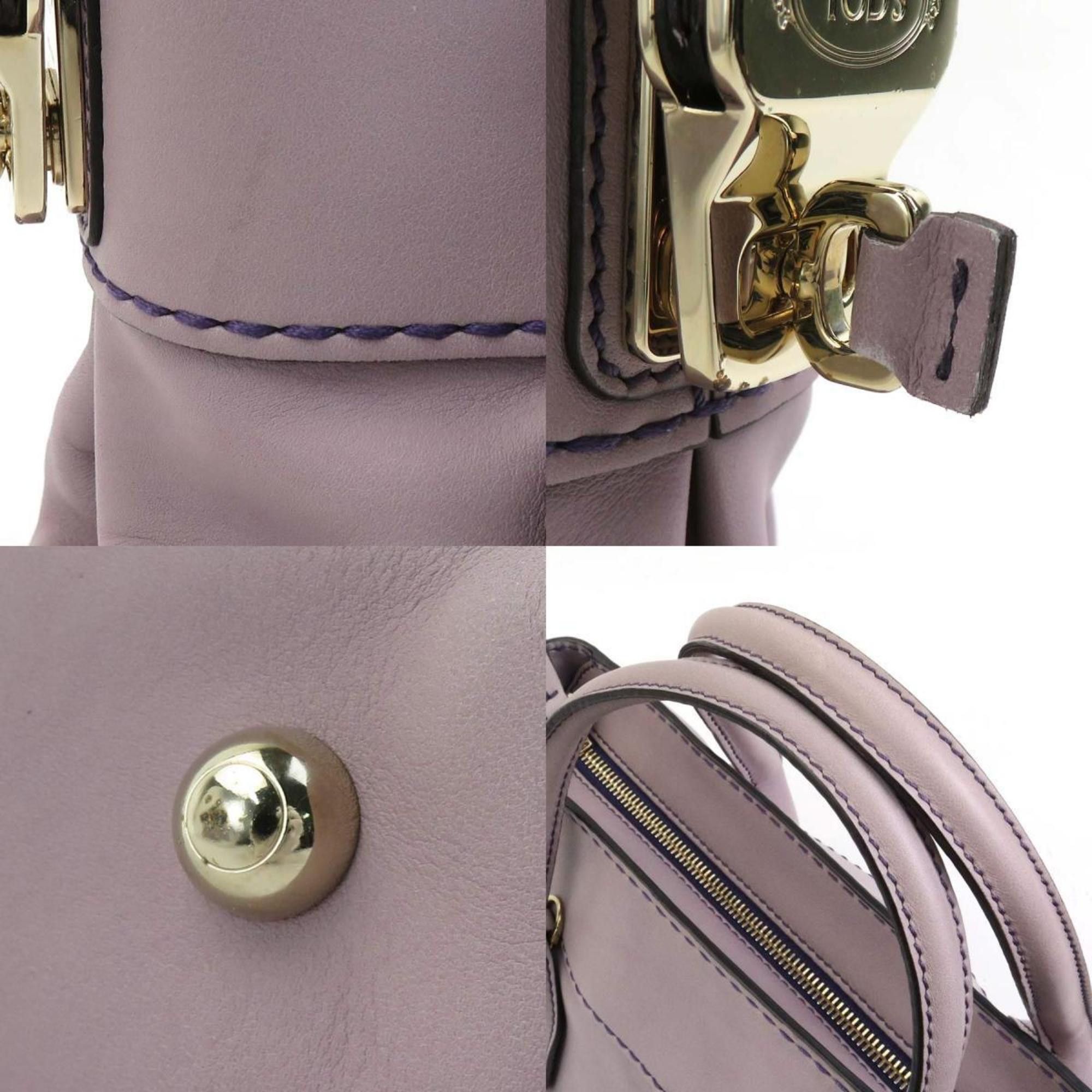 Tod's Tod's Handbag Shoulder Bag Leather Purple Women's 55979a Size ONE SIZE - 4 Thumbnail