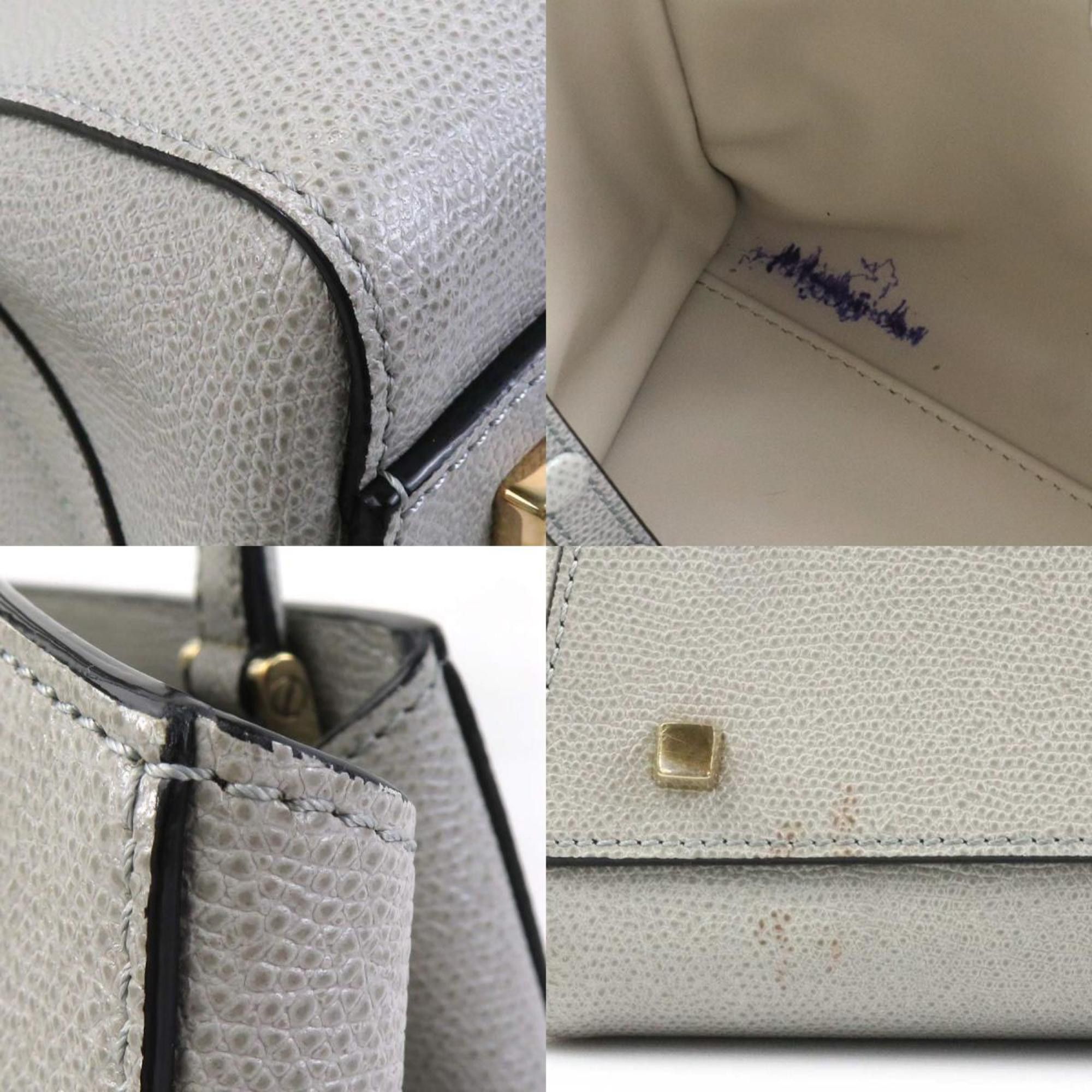 Valextra Valextra Handbag Shoulder Bag Triennale Leather Grey Women's 90055a Size ONE SIZE - 3 Thumbnail