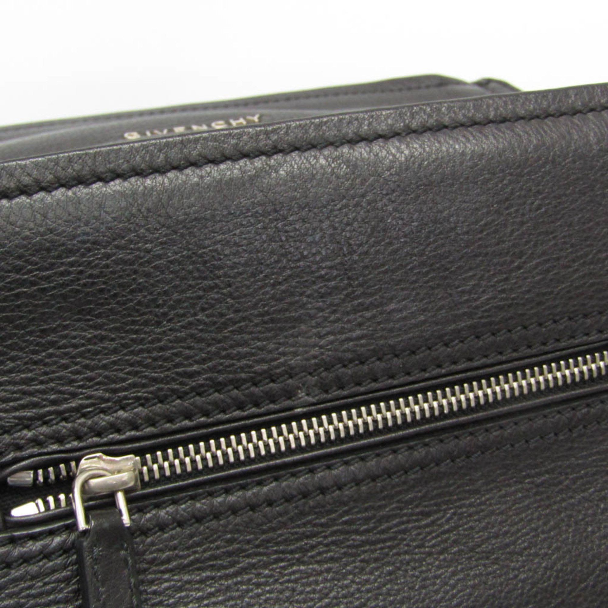 Givenchy Givenchy Pandora Men,Women Leather Backpack Black Size ONE SIZE - 8 Thumbnail