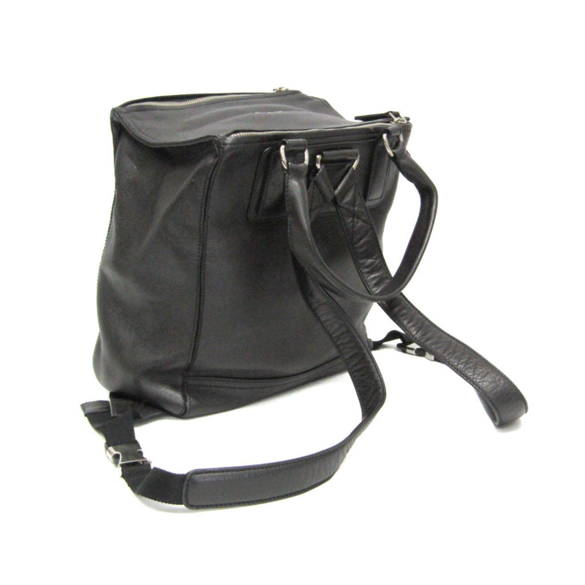 Givenchy Givenchy Pandora Men,Women Leather Backpack Black Size ONE SIZE - 2 Thumbnail