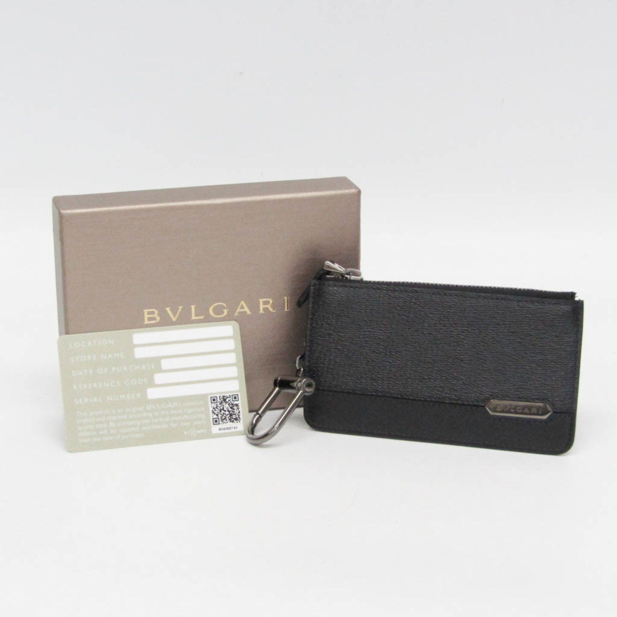Bvlgari Bvlgari Serpenti Scaglie Man 282774 Coin Case Card Case Men's Leather Key Case Black Size ONE SIZE - 2 Thumbnail