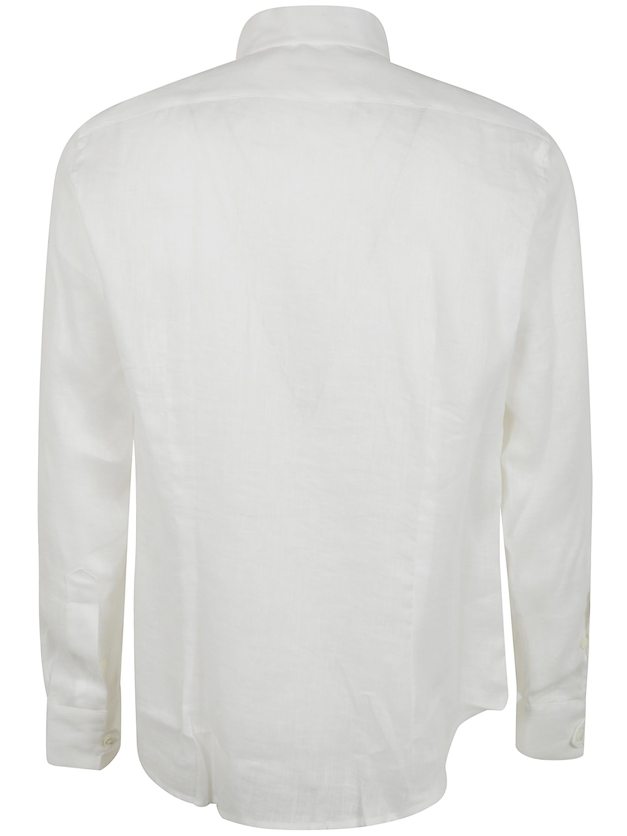Tintoria Mattei GURU HIGH NECK LINEN SHIRT Size US L / EU 52-54 / 3 - 2 Thumbnail