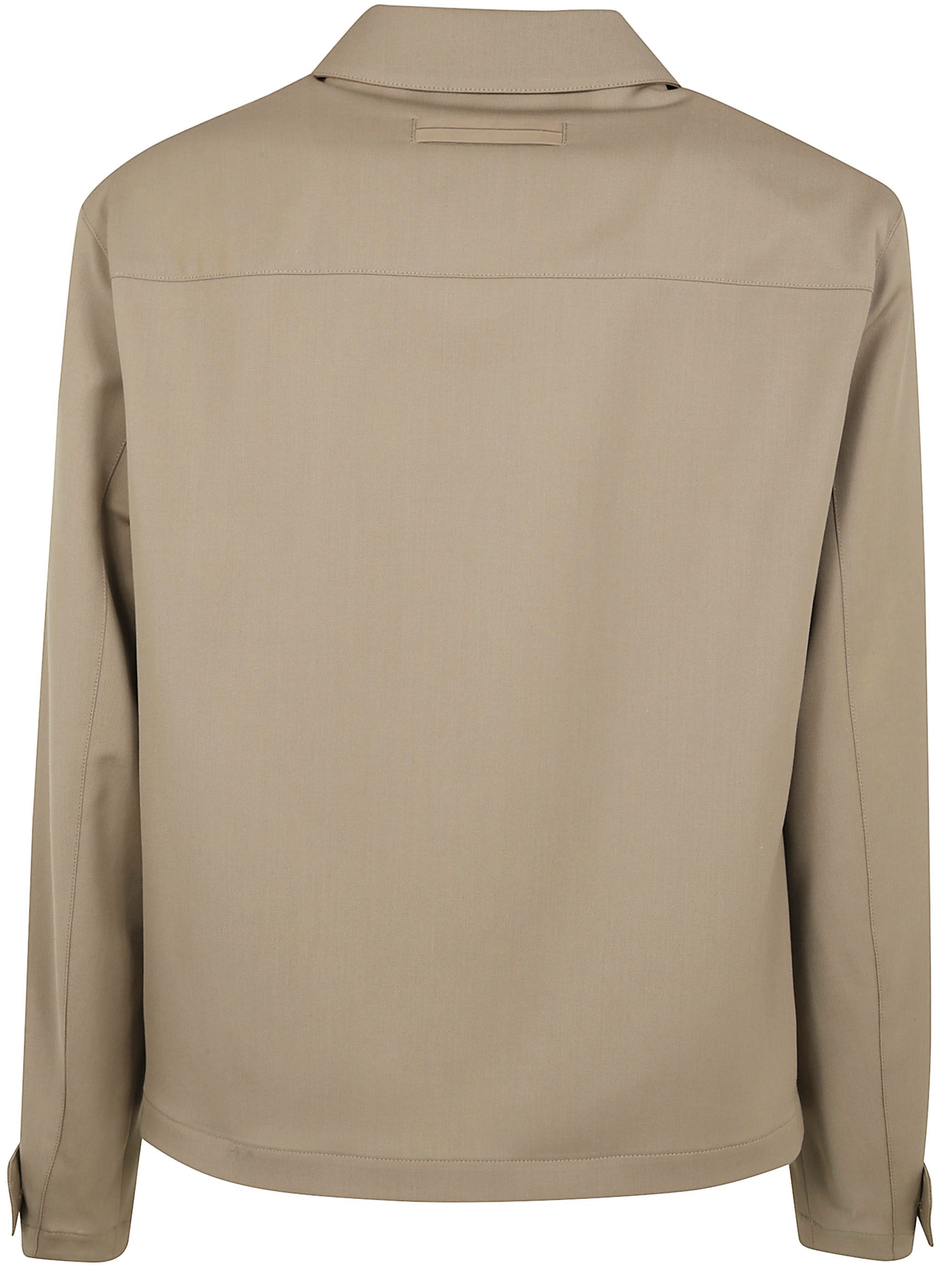 Ermenegildo Zegna WOOL MOHAIR AND SILK BLOUSON Size US XL / EU 56 / 4 - 2 Thumbnail