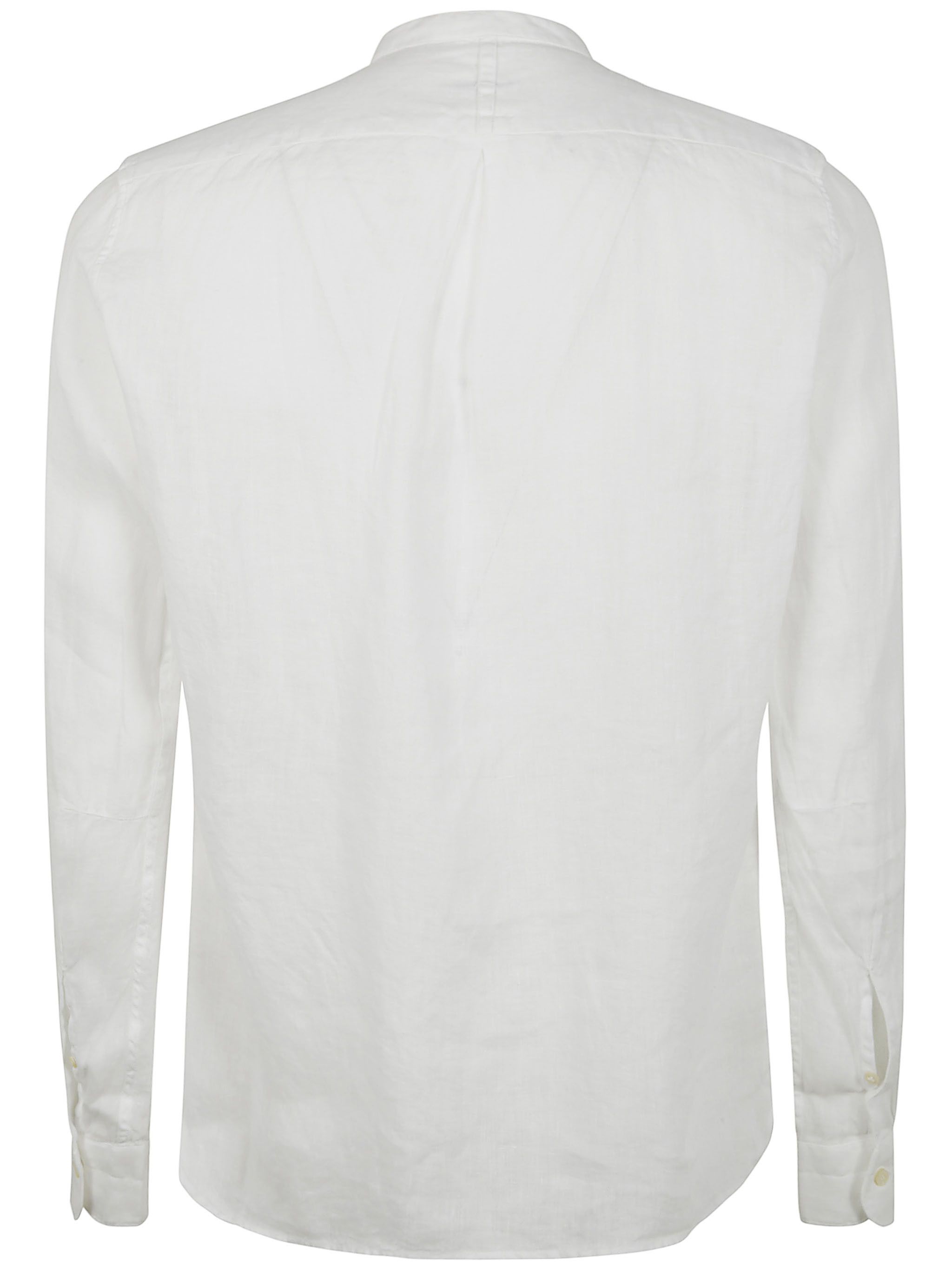 Tintoria Mattei GURU NECK LINEN SHIRT Size US XXL / EU 58 / 5 - 2 Thumbnail