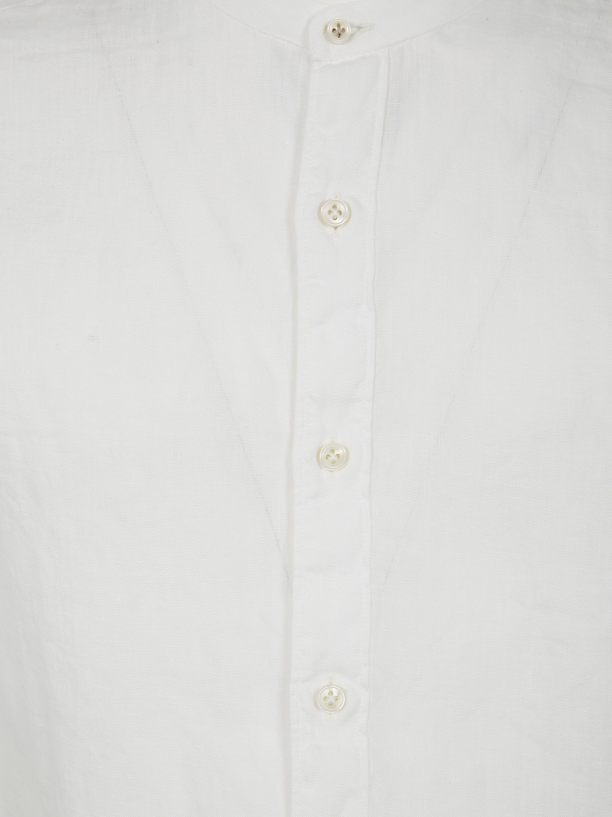Tintoria Mattei GURU NECK LINEN SHIRT Size US XXL / EU 58 / 5 - 3 Thumbnail