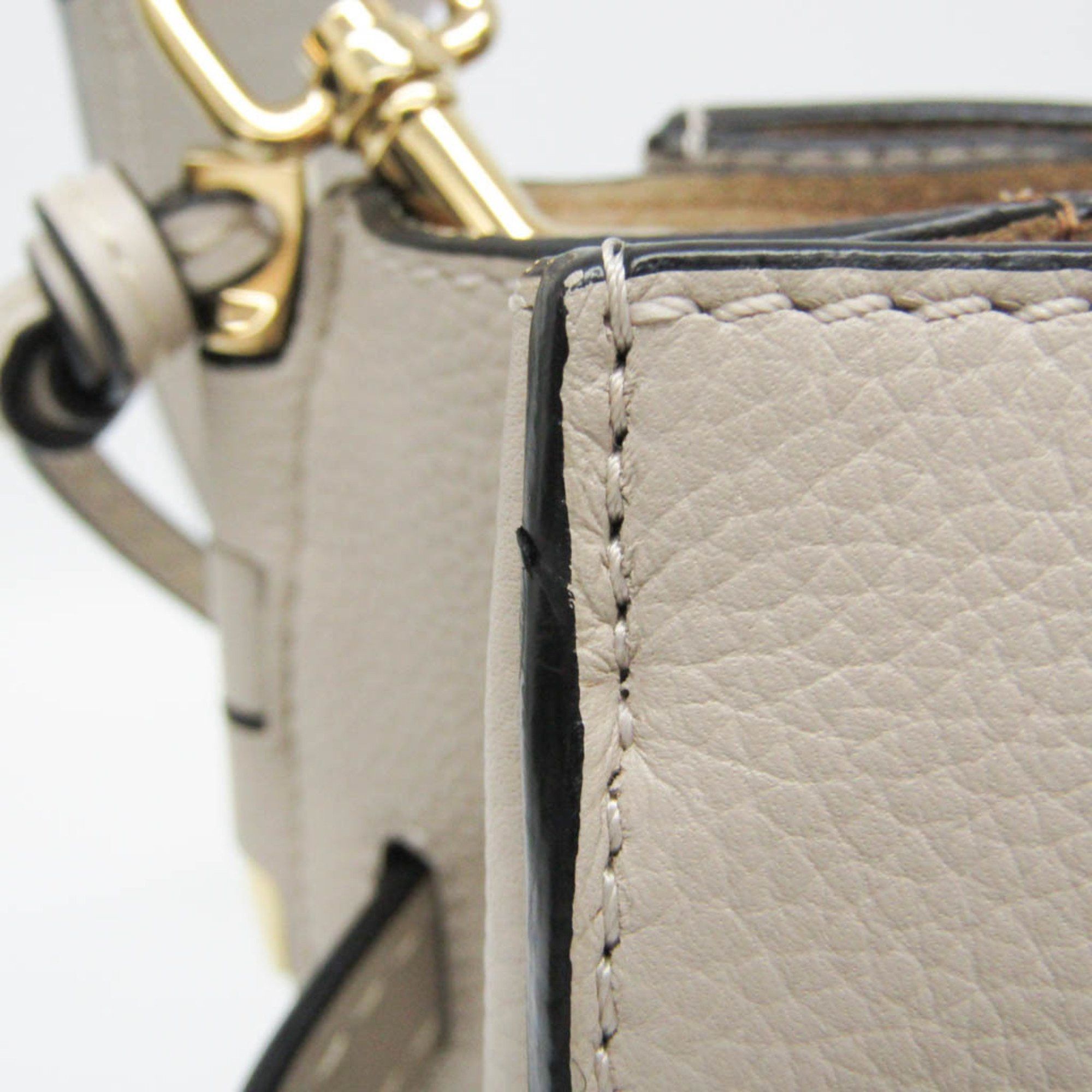 Loewe Loewe Gate Top Handle Bag Mini 321.12.Z99 Women's Leather Shoulder Bag,Tote Bag Light Beige Size ONE SIZE - 10 Thumbnail