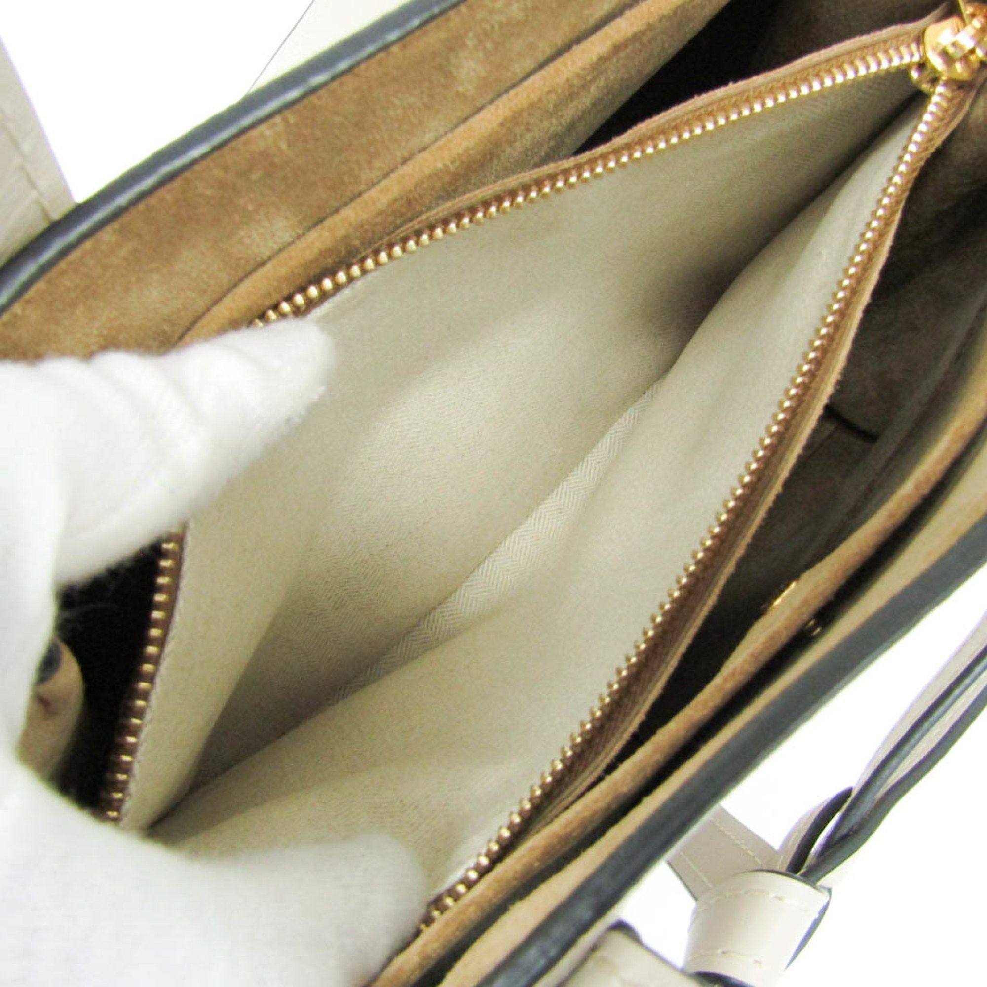 Loewe Loewe Gate Top Handle Bag Mini 321.12.Z99 Women's Leather Shoulder Bag,Tote Bag Light Beige Size ONE SIZE - 14 Thumbnail