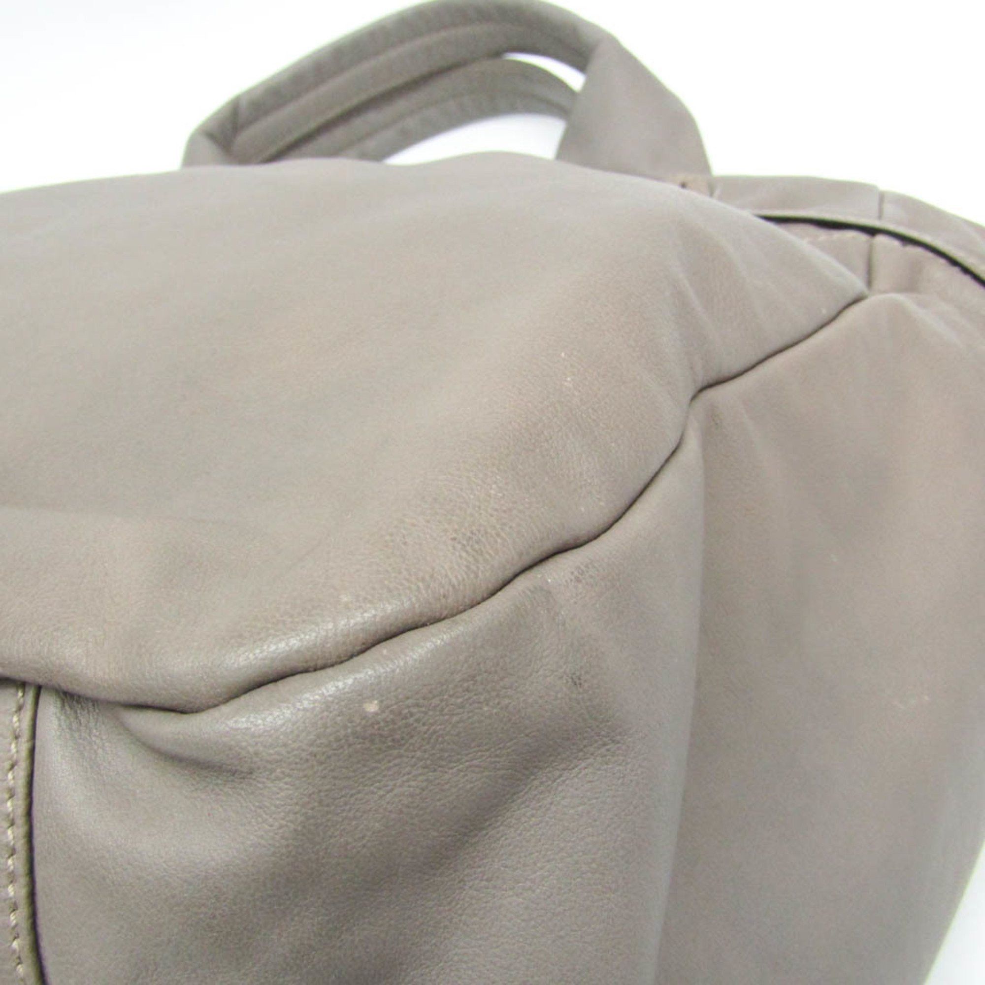 Tod's Tod's Women's Leather Handbag Gray Size ONE SIZE - 4 Thumbnail