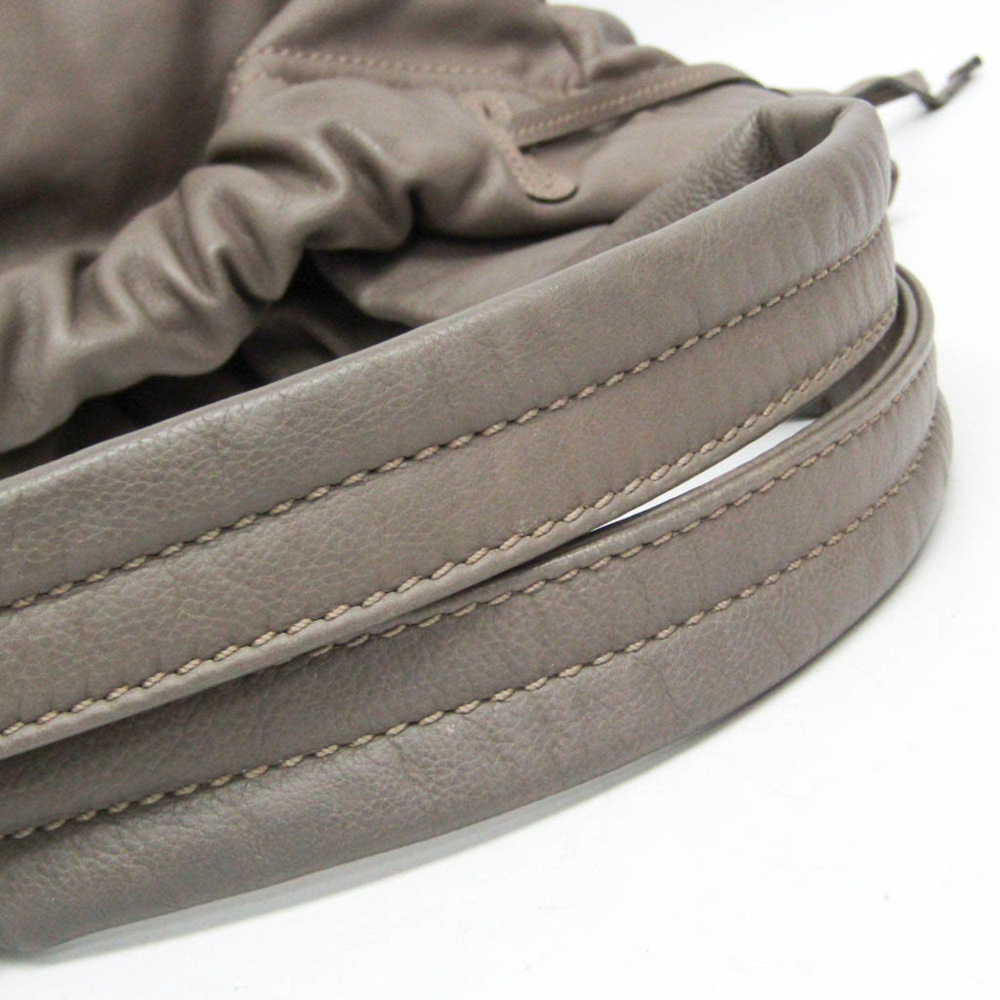 Tod's Tod's Women's Leather Handbag Gray Size ONE SIZE - 9 Thumbnail