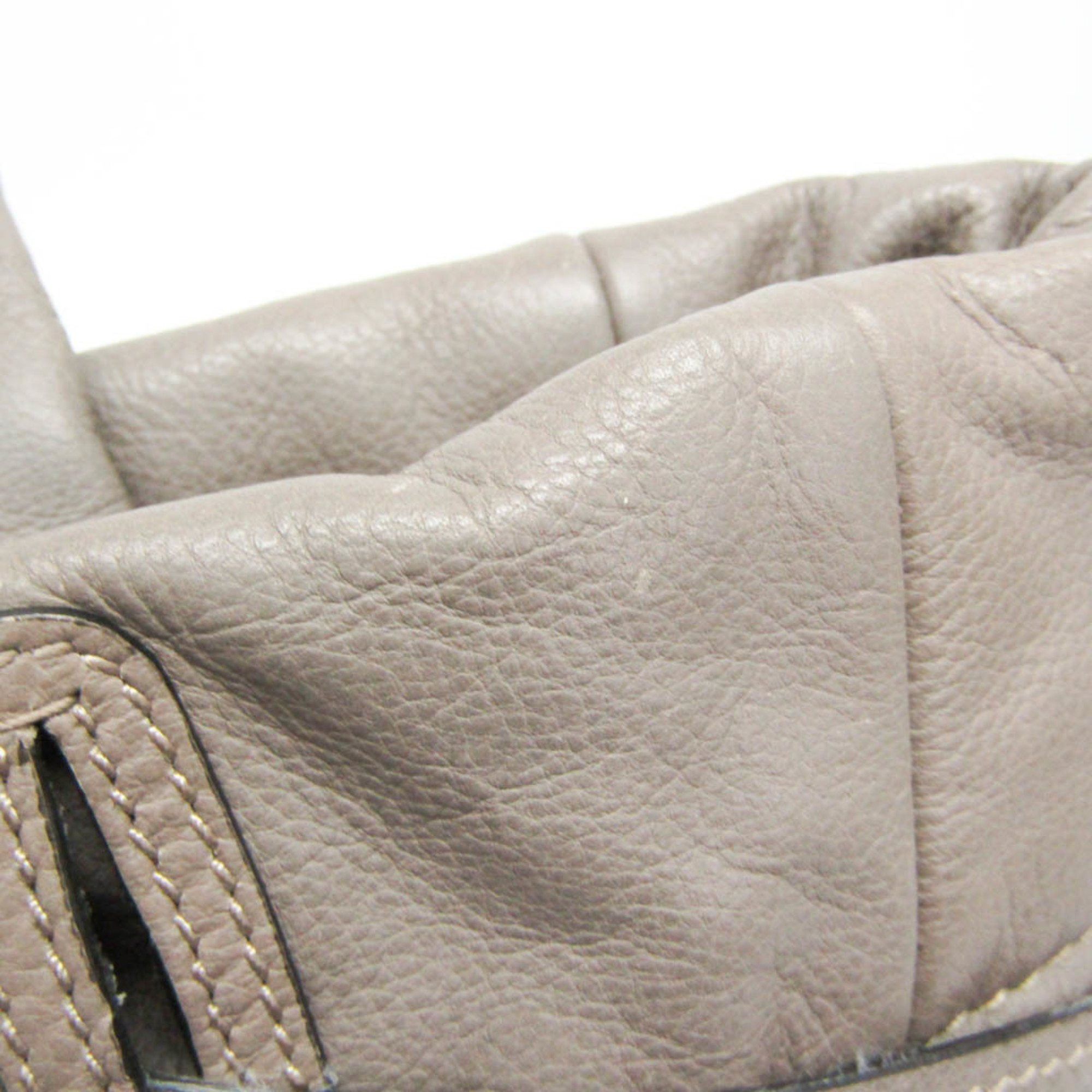 Tod's Tod's Women's Leather Handbag Gray Size ONE SIZE - 6 Thumbnail