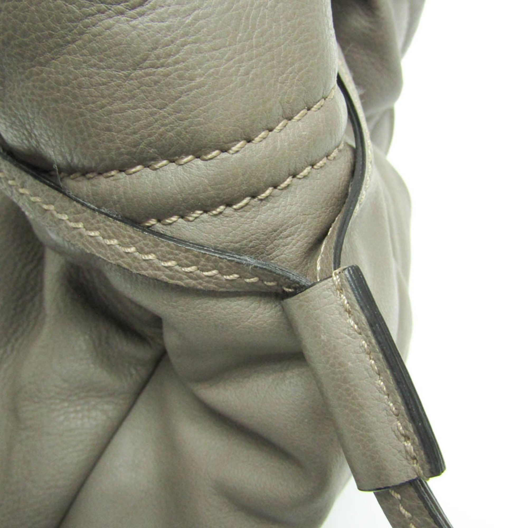 Tod's Tod's Women's Leather Handbag Gray Size ONE SIZE - 8 Thumbnail