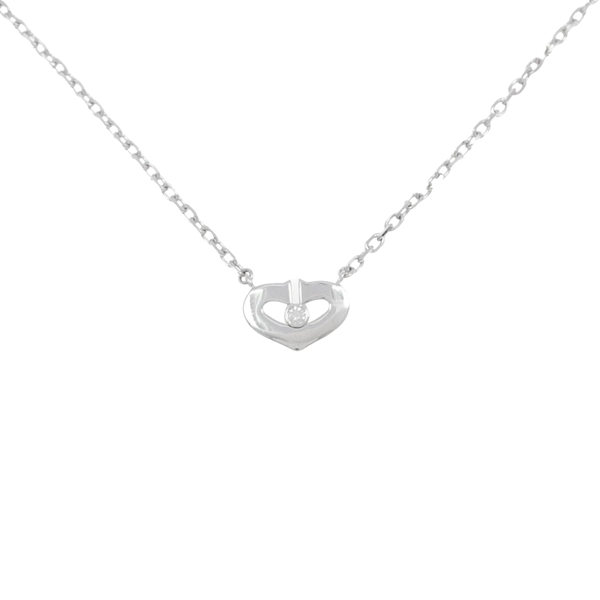Cartier Cartier C heart necklace Size ONE SIZE - 2 Thumbnail
