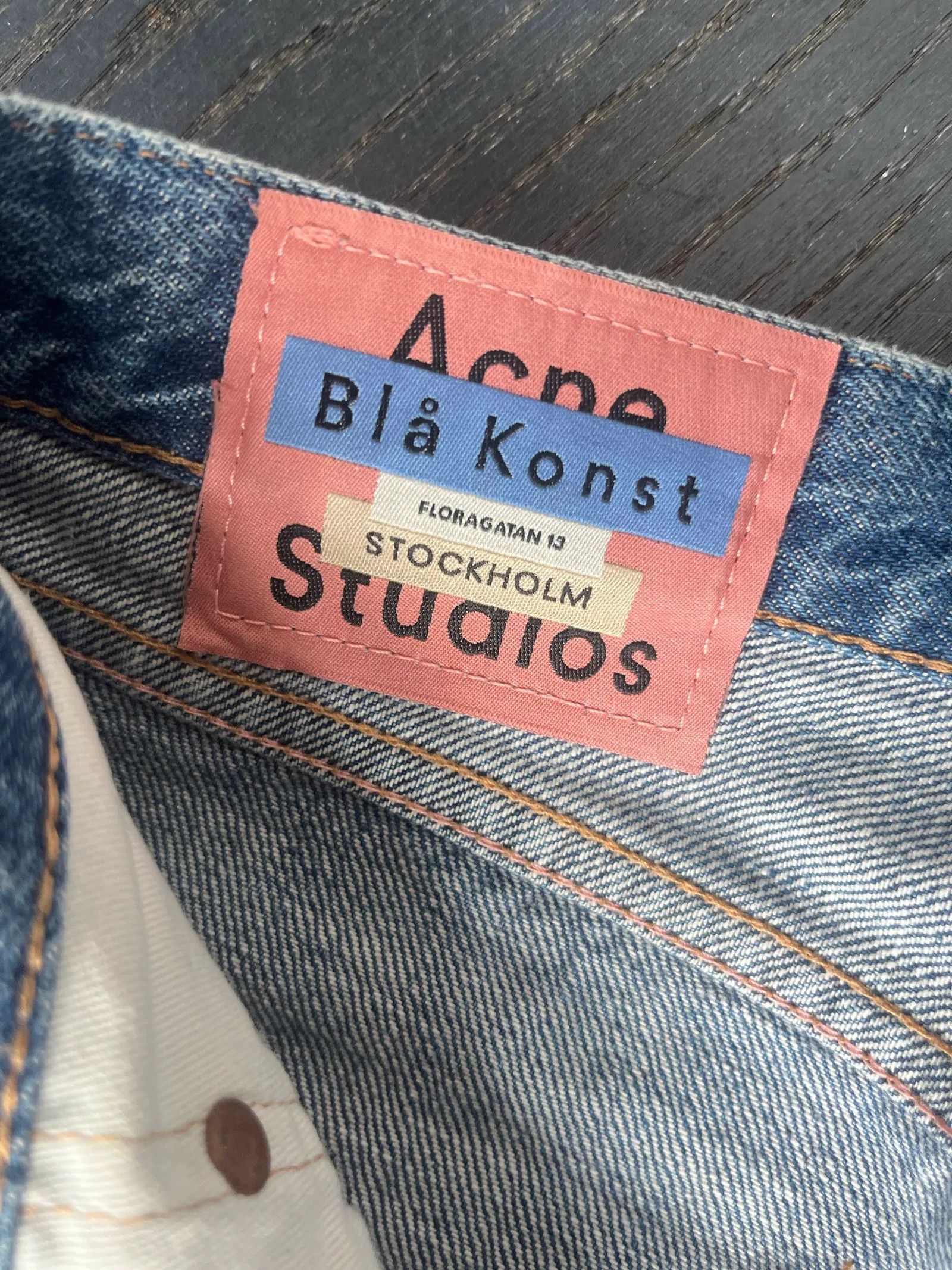 Acne Studios Acne Studios Blå Konst serien Jeans Size 24" / US 00 / IT 34 - 2 Thumbnail