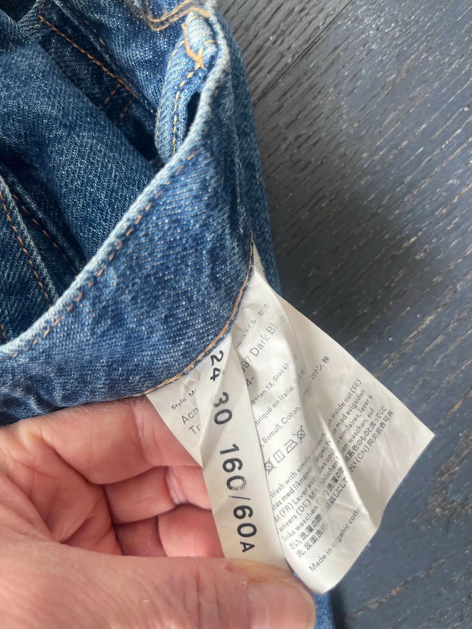 Acne Studios Acne Studios Blå Konst serien Jeans Size 24" / US 00 / IT 34 - 3 Thumbnail