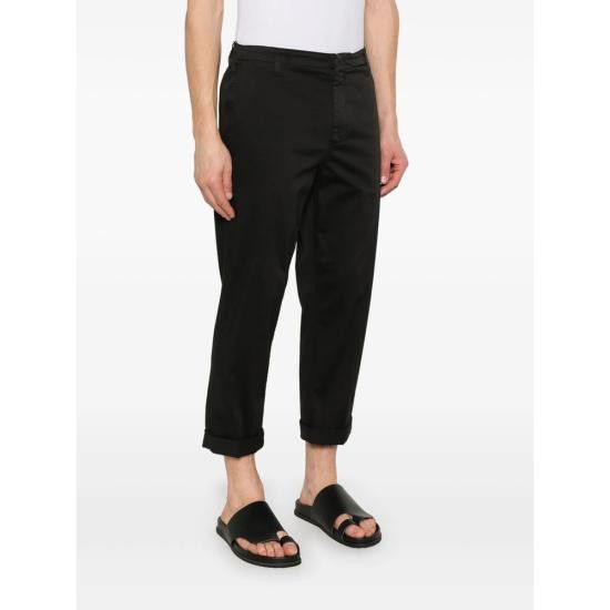 Dondup DONDUP Men Pants UP521 PTD 999 BLACK Size US 30 / EU 46 - 4 Thumbnail