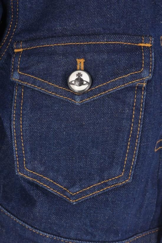 Vivienne Westwood VIVIENNE WESTWOOD Women Jackets 19010018 W0162 K406 Blue Size S / US 4 / IT 40 - 3 Thumbnail