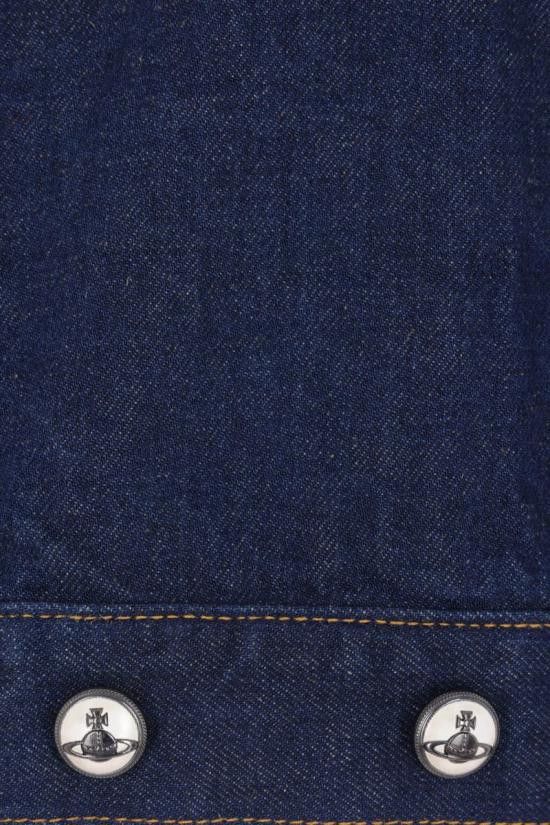 Vivienne Westwood VIVIENNE WESTWOOD Women Jackets 19010018 W0162 K406 Blue Size S / US 4 / IT 40 - 4 Thumbnail
