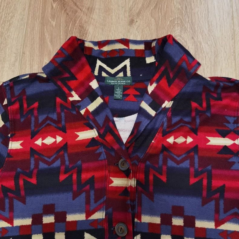 RRL Ralph Lauren Navajo Knit Cardigan by Ralph Lauren Size US L / EU 52-54 / 3 - 3 Thumbnail