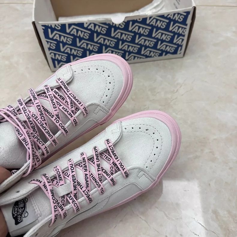 Vans ASSC Vans SK8 High-Top White Pink Skate Shoes Size US 7.5 / EU 40-41 - 7 Thumbnail