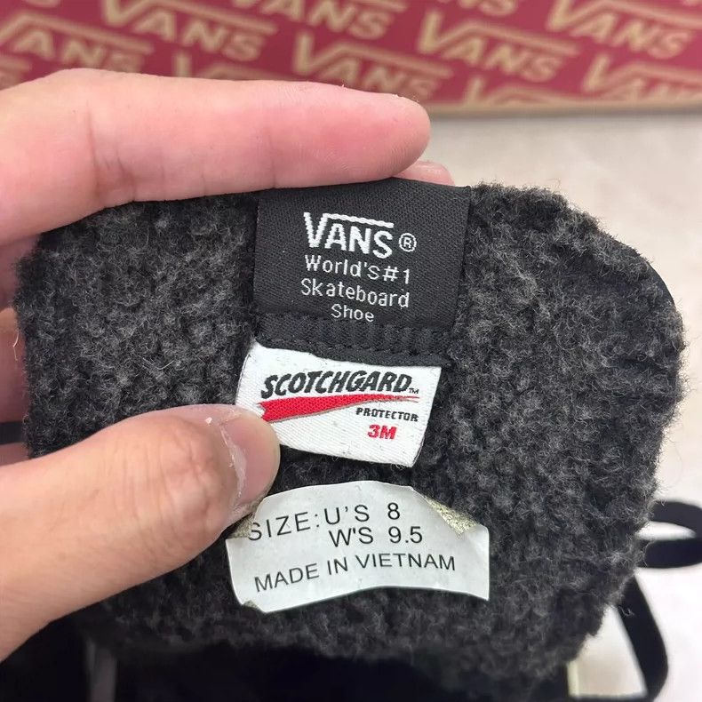 Vans Vans SK8 Black Skateboard Shoes (Size 40.5) Size US 8.5 / EU 41-42 - 4 Thumbnail