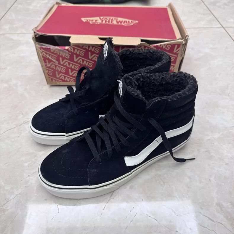 Vans Vans SK8 Black Skateboard Shoes (Size 40.5) Size US 8.5 / EU 41-42 - 2 Thumbnail