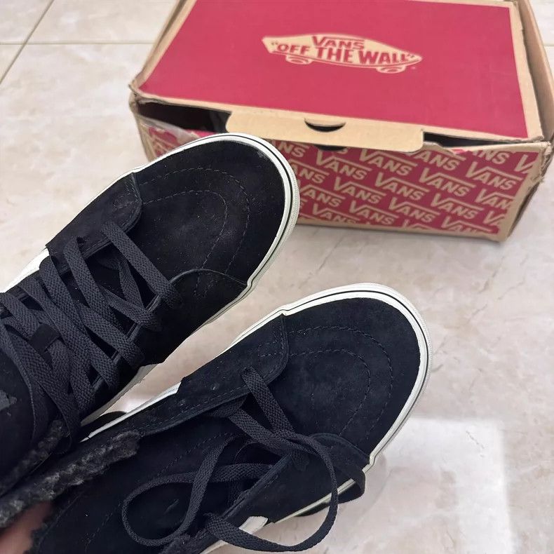 Vans Vans SK8 Black Skateboard Shoes (Size 40.5) Size US 8.5 / EU 41-42 - 7 Thumbnail
