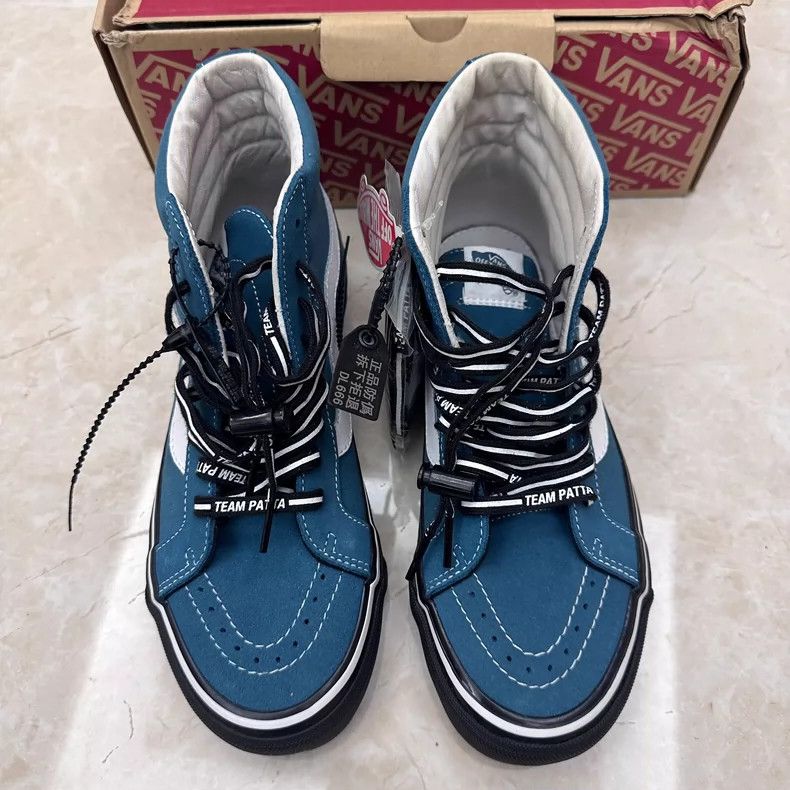 Vans Vans Patta High-Top Skate Shoes in Blue Size US 8.5 / EU 41-42 - 3 Thumbnail