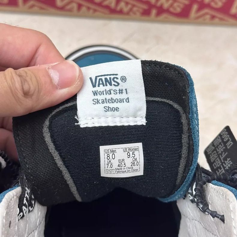 Vans Vans Patta High-Top Skate Shoes in Blue Size US 8.5 / EU 41-42 - 5 Thumbnail
