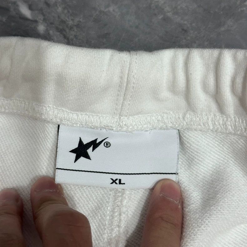 Bape Bape Sta White Pink Star Athletic Shorts Size US 34 / EU 50 - 3 Thumbnail