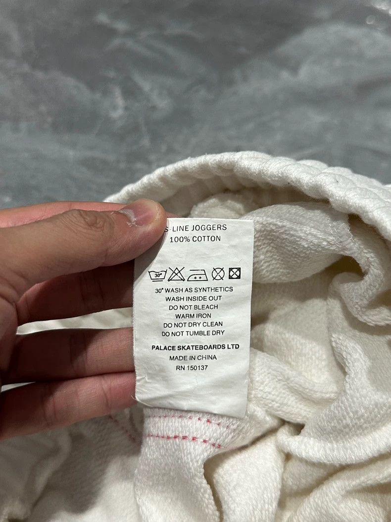 Palace White Palace Sweatpants with Blue Stripes Size US 26 / EU 42 - 6 Thumbnail