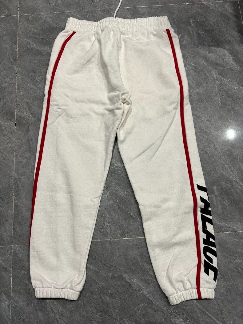Palace White Palace Sweatpants with Blue Stripes Size US 26 / EU 42 - 2 Thumbnail